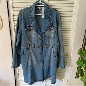 DG2 by Diane Gilman Denim Coat